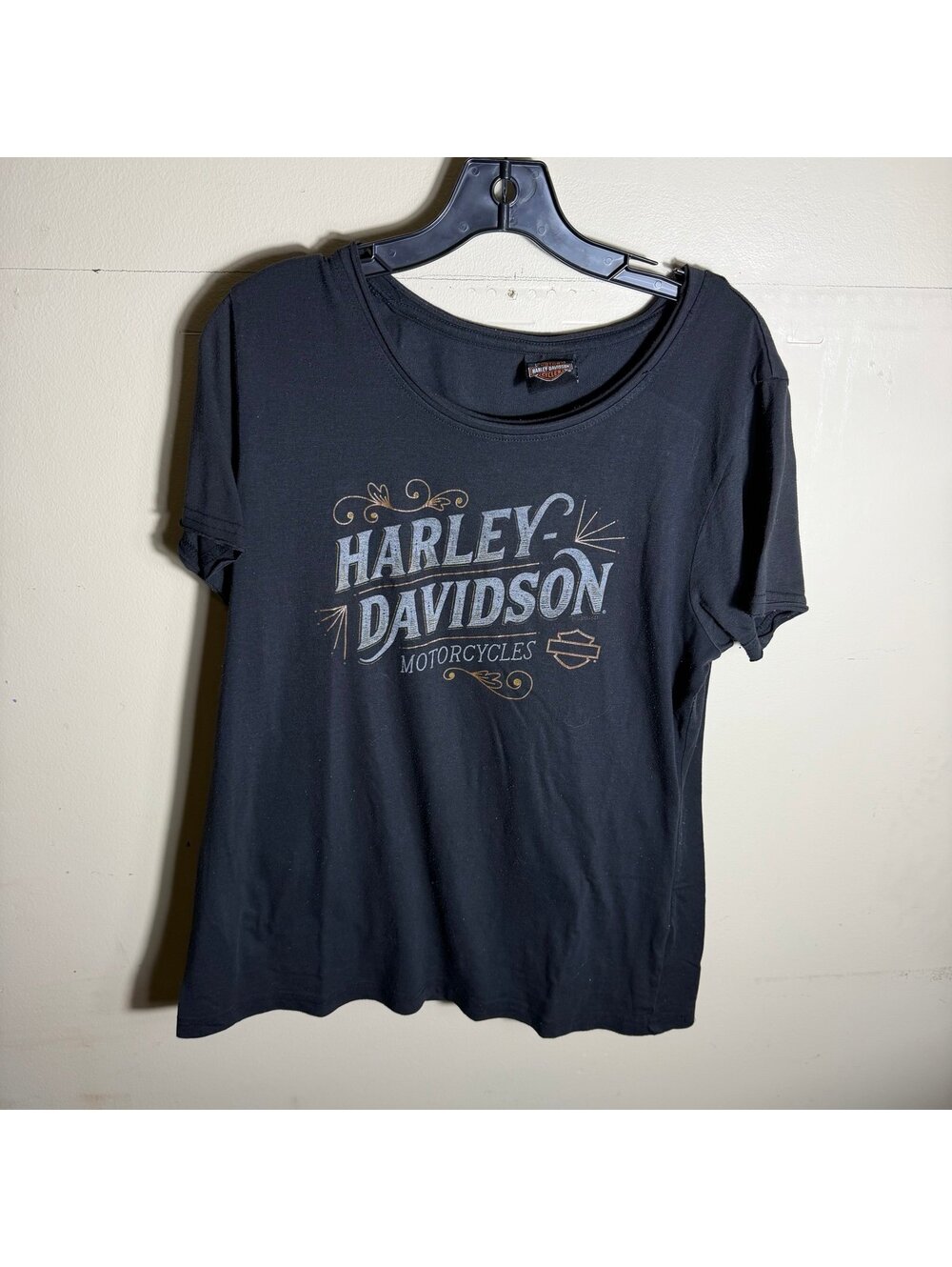Harley Davidson T-Shirt Womens LG Vtg y2k 90s Rare